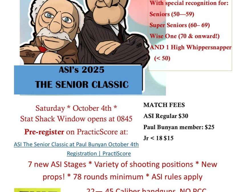 2025 ASI Senior Classic